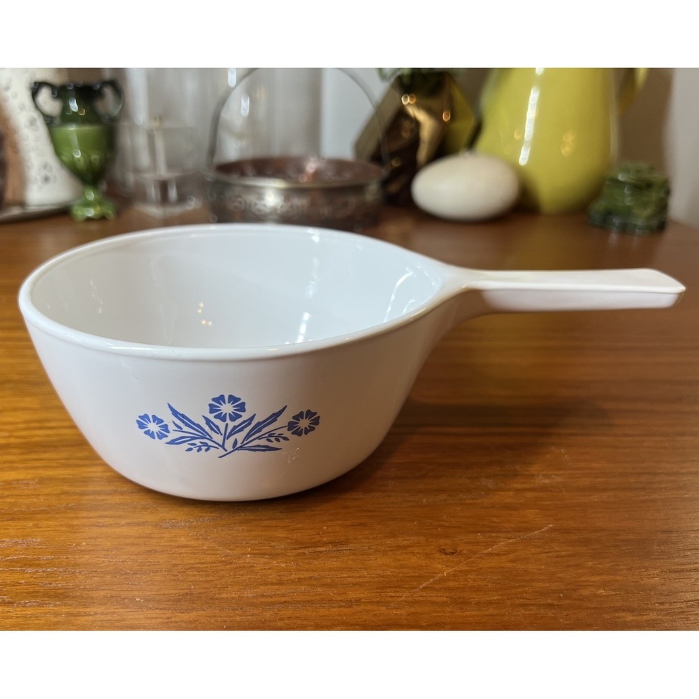Vintage Corning Ware Blue Cornflower 1 Pint Sauce Pan P-81-B No Lid